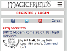 Tablet Screenshot of magicfriends.net
